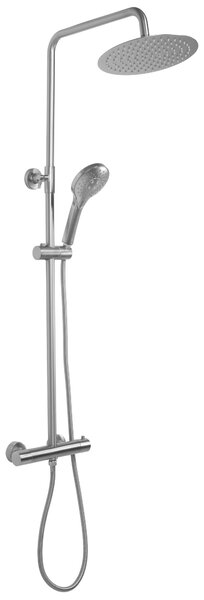 Coloana de dus cu termostat REA VINCENT NICKEL BRUSH INOX
