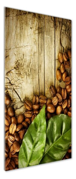 Tablou Printat Pe Sticlă Boabe de cafea