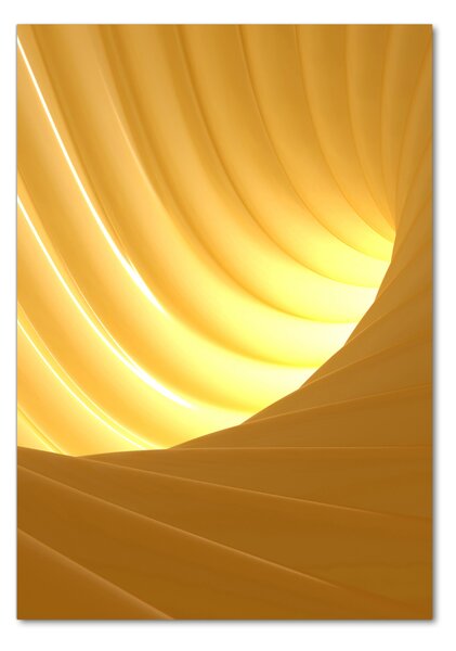 Tablou sticlă vârtej abstract