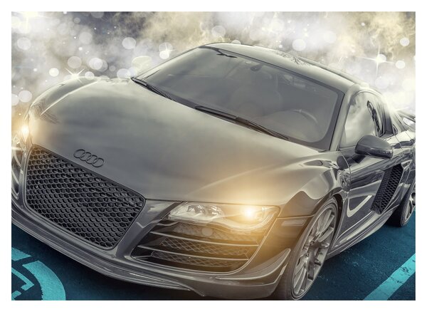 Tablou cu Audi - gri (70x50 cm)
