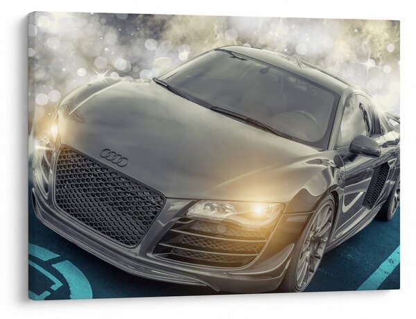 Tablou cu Audi - gri (70x50 cm)