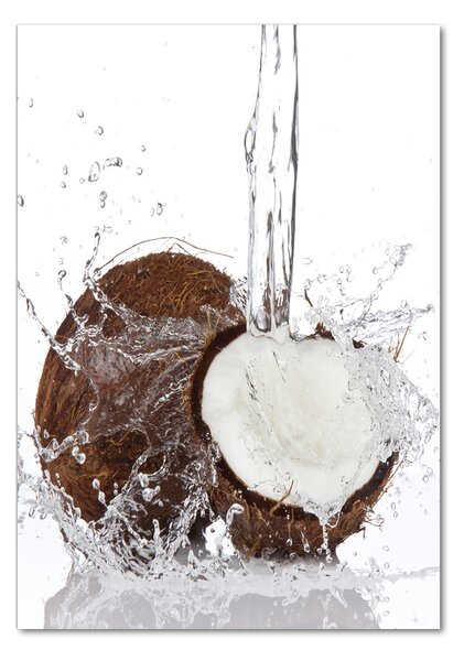 Tablou sticlă nucă de cocos