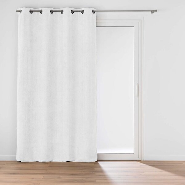 Draperie albă din janilie 140x260 cm Leo – douceur d'intérieur