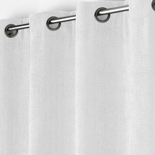Draperie albă din janilie 140x260 cm Leo – douceur d'intérieur