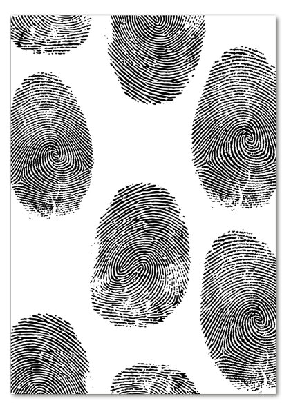 Tablou Printat Pe Sticlă Amprente