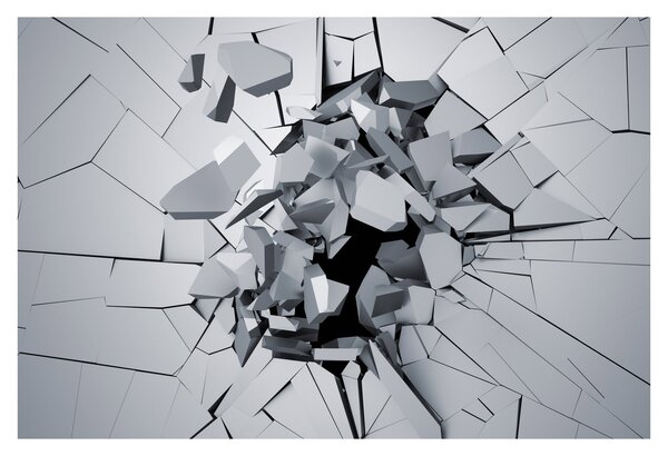 Tablou abstracție 3D (90x60 cm)