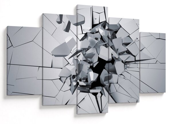 Tablou abstracție 3D (150x105 cm)