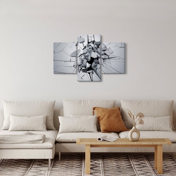 Tablou abstracție 3D (90x60 cm)
