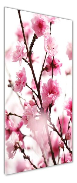 Tablou din Sticlă flori prune