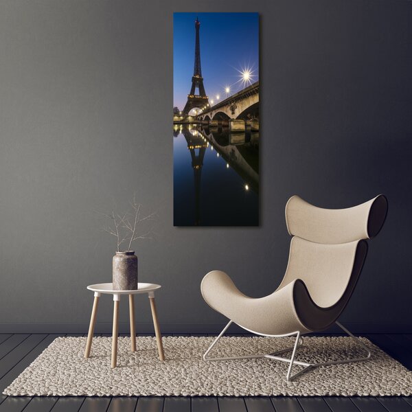 Tablou Printat Pe Sticlă Turnul Eiffel din Paris