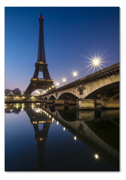 Tablou Printat Pe Sticlă Turnul Eiffel din Paris