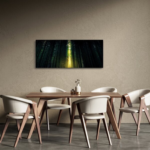 Tablou cu pădurea întunecată (120x50 cm)