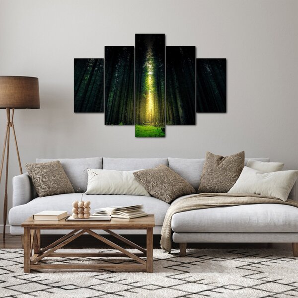 Tablou cu pădurea întunecată (150x105 cm)