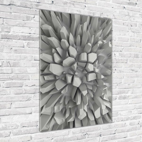 Tablou Printat Pe Sticlă 3D Abstracție