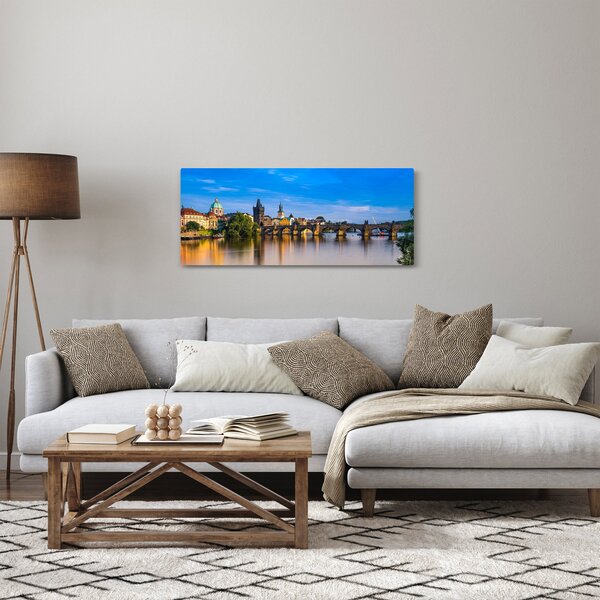 Tablou cu podul Carol (120x50 cm)