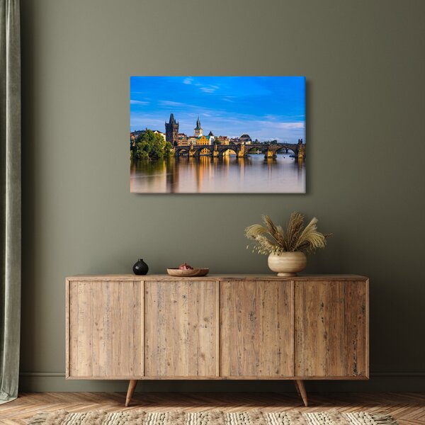 Tablou cu podul Carol (90x60 cm)