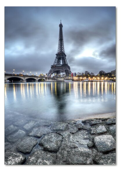 Tablou pe pe sticlă Turnul Eiffel din Paris