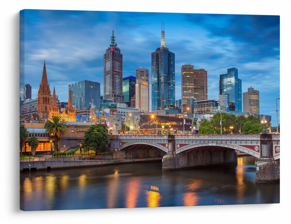 Tablou cu orașul Melbourne (70x50 cm)