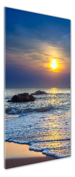 Fotografie imprimată pe sticlă Sunset Beach