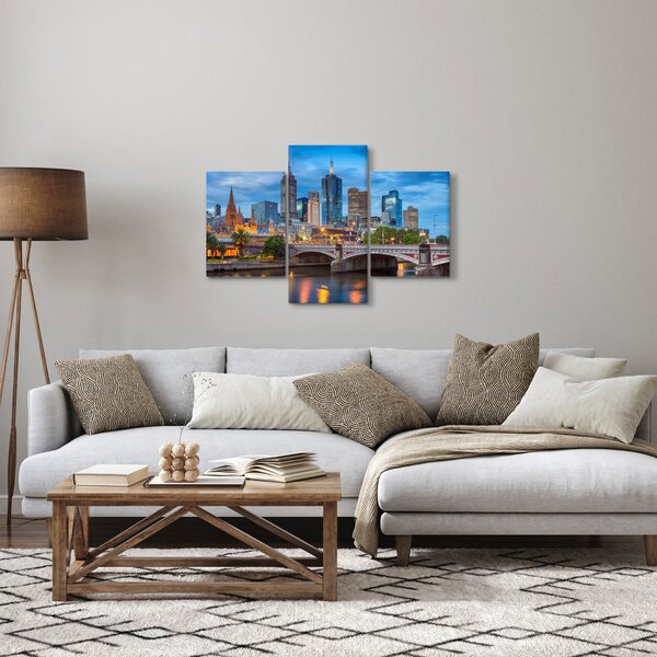Tablou cu orașul Melbourne (90x60 cm)