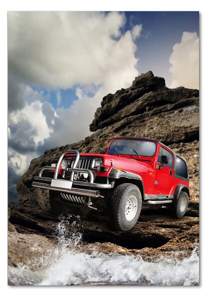 Tablou Printat Pe Sticlă masina off-road