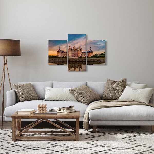 Tablou cu castel (90x60 cm)