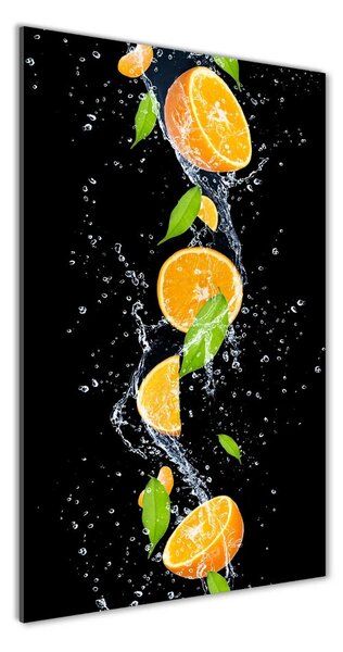 Tablou sticlă portocale