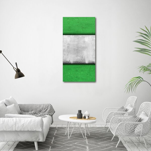 Pictură pe pânză perete verde