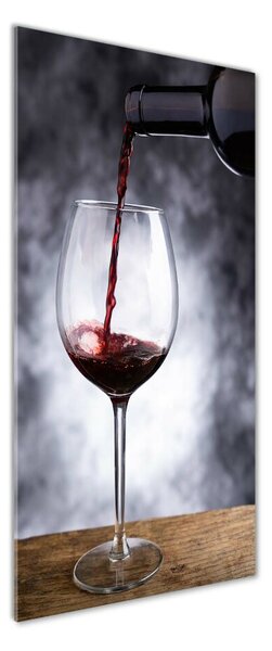 Fotografie imprimată pe sticlă vin rosu