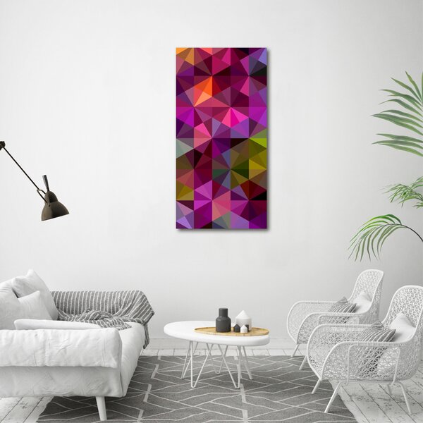Fotografie imprimată pe sticlă valuri abstracte