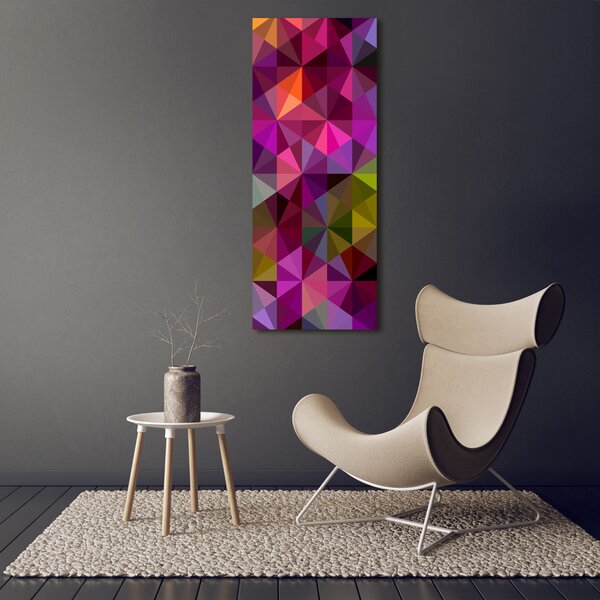Fotografie imprimată pe sticlă valuri abstracte