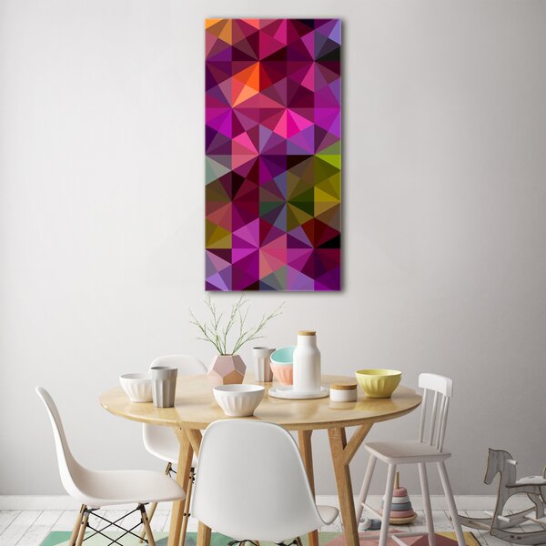 Fotografie imprimată pe sticlă valuri abstracte