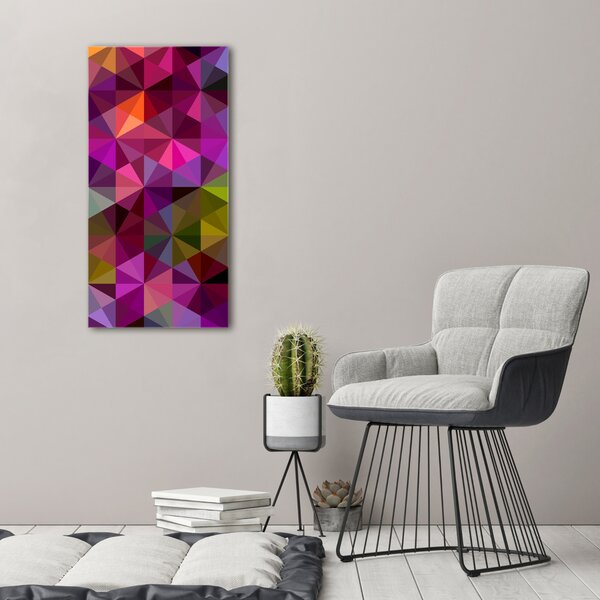 Fotografie imprimată pe sticlă valuri abstracte
