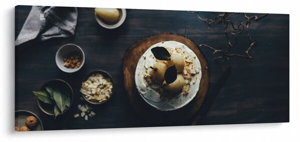Tablou cu desert pe masă (120x50 cm)