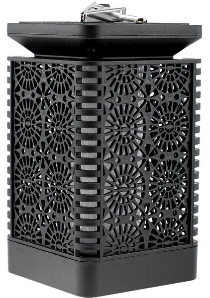 Lampa solara de gradina, flacara decorativa, senzor crepuscular, IP44, 30 lm, ABS