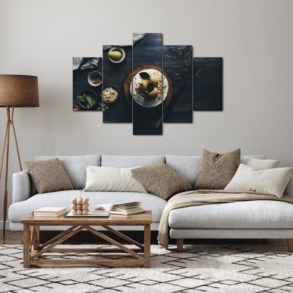 Tablou cu desert pe masă (150x105 cm)