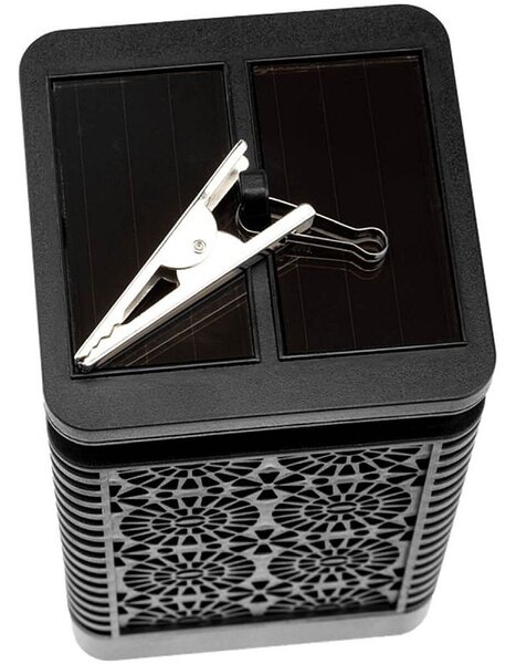 Lampa solara de gradina, flacara decorativa, senzor crepuscular, IP44, 30 lm, ABS