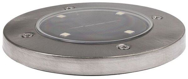 Spot rotund incastrabil, incarcare solara, 4xLED SMD, IP54, 5500-6000K, set 4 bucati