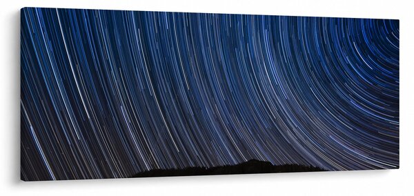 Tablou cu stele noaptea și cerul (120x50 cm)