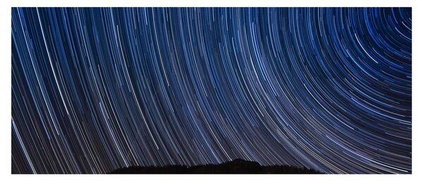 Tablou cu stele noaptea și cerul (120x50 cm)
