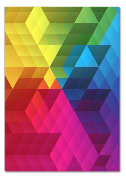 Tablou Printat Pe Sticlă fundal geometrică