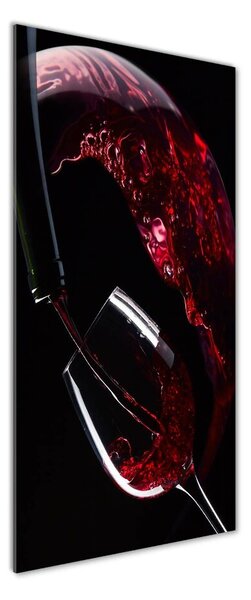 Fotografie imprimată pe sticlă vin rosu