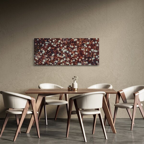 Tablou cu floare de nu mă uita (120x50 cm)