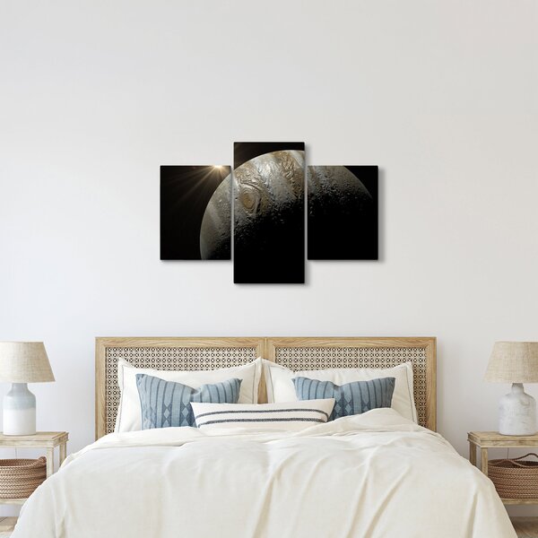 Tablou cu planetă în cosmos (90x60 cm)