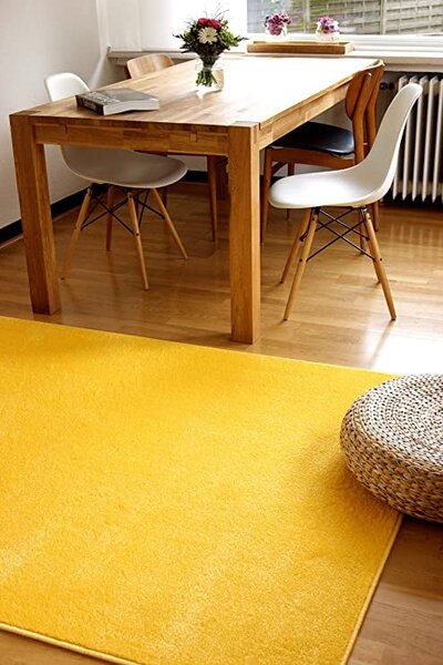 Covor Living Dormitor Dreptunghiular, Model Kolibri 11000 150, Galben 120x170