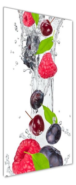 Tablou sticlă fructe de padure