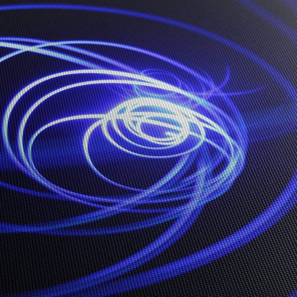 Tablou cu spirale albastre (90x60 cm)