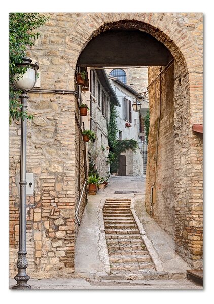 Tablou din Sticlă străzile italiene