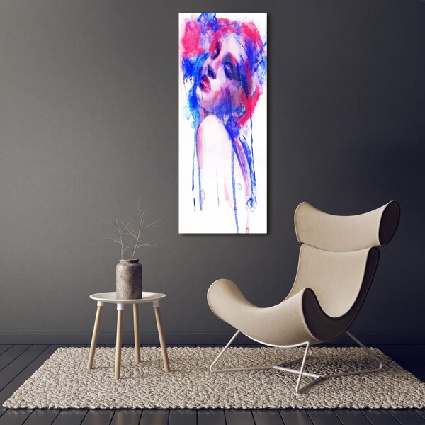 Tablou sticlă Abstracție femeie