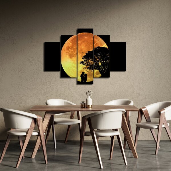 Tablou cu umbre în lumina lunii (150x105 cm)